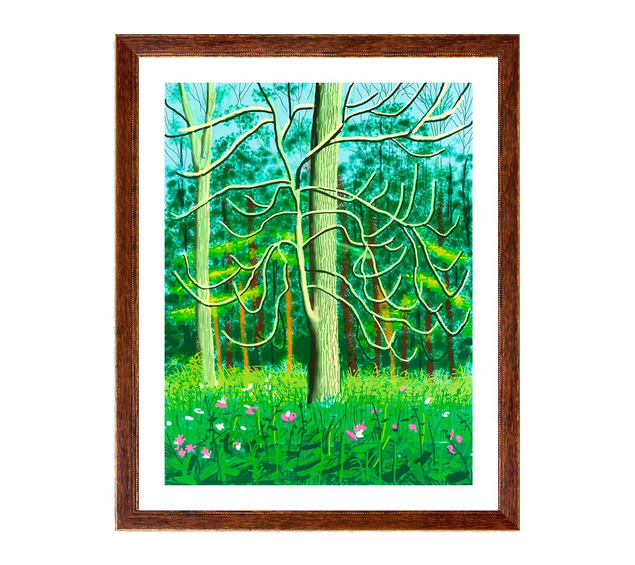 David Hockney Arrival of Spring - Etsy
