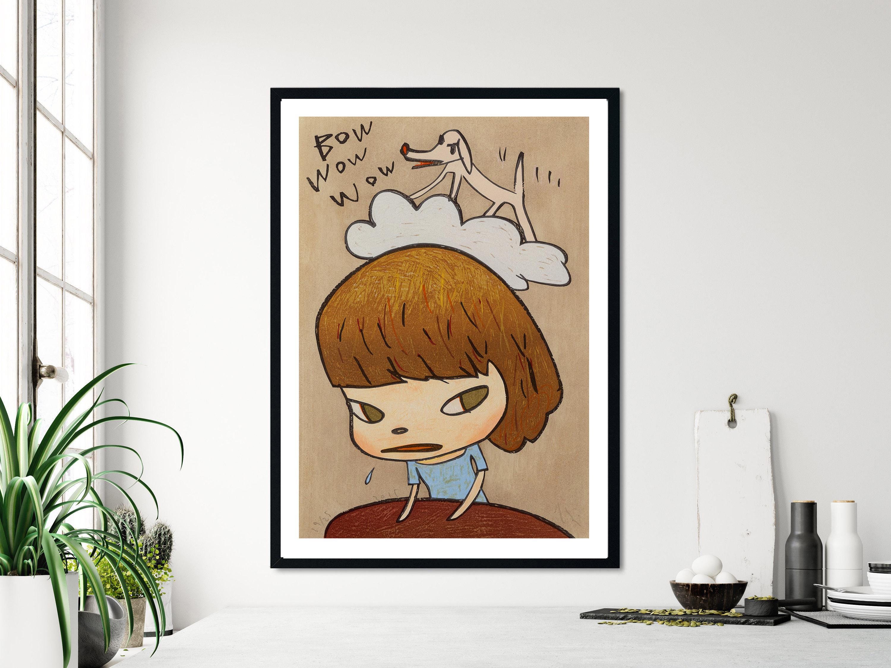 奈良美智 - Bow Wow Wow、ファインアートジクレー版画、日本のポスター