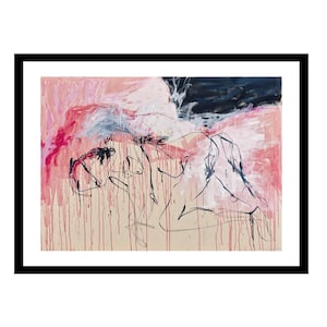 Tracey Emin - Like A Cloud Of Blood, Fine Art Giclee Print, Abstract British Contemporary Art Poster