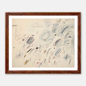 Cy Twombly - Bolsena sin título, impresión giclée de bellas artes, póster abstracto