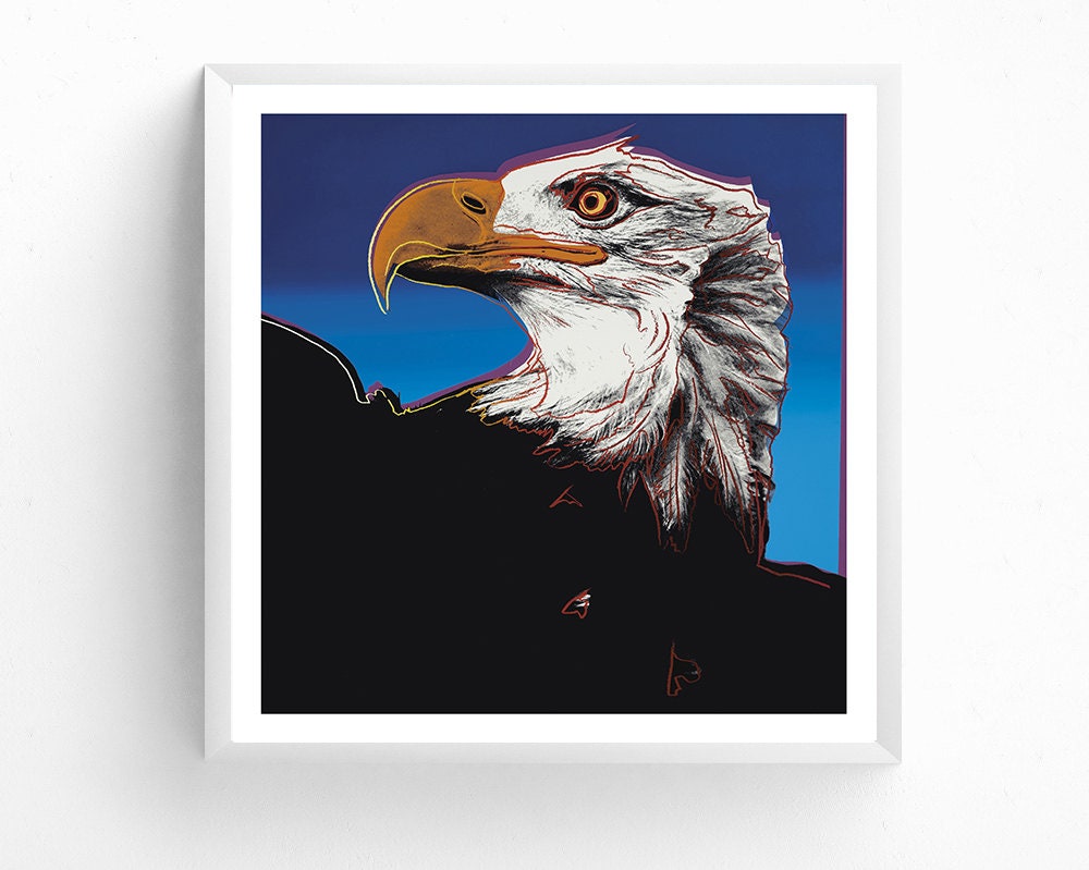 Andy Warhol - Bald Eagle, Endangered Species Portfolio, Giclee