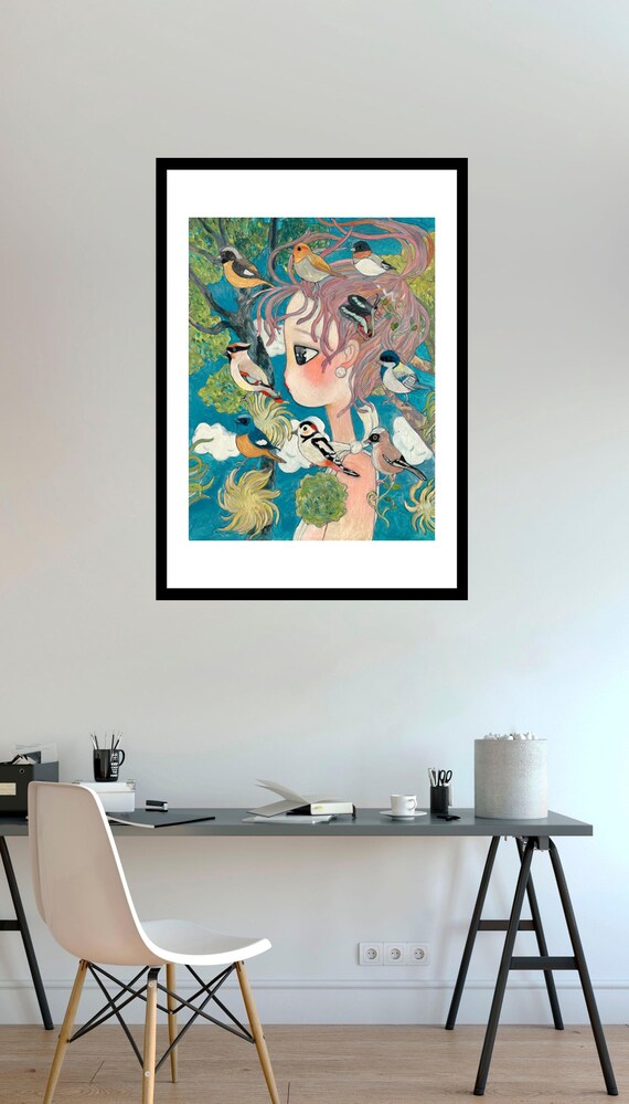 Aya Takano - Keep Increasing the Forest Land Forever, Giclee Print