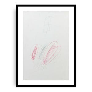 Cy Twombly - Untitled 1961, Museum Quality Fine Art Giclee Print, Abstract Art Poster, Contemporary Art Print