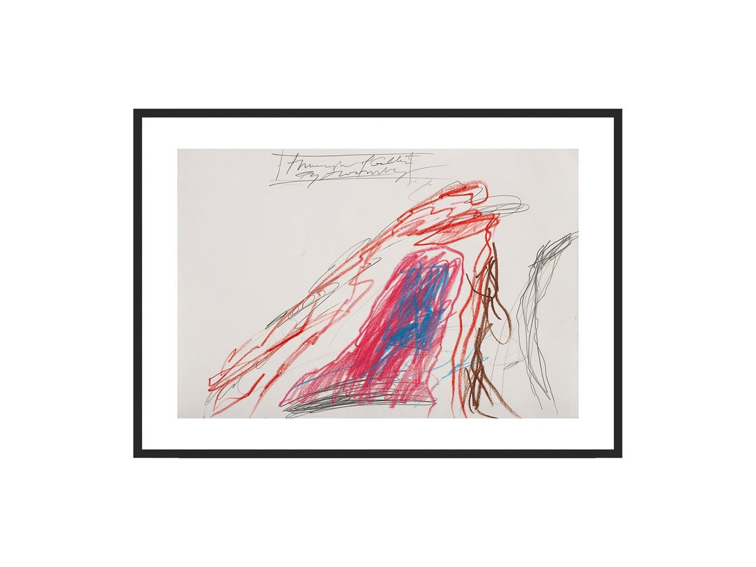 Cy Twombly - Triumph of Galatea, Fine Art Giclee Print, Abstract 