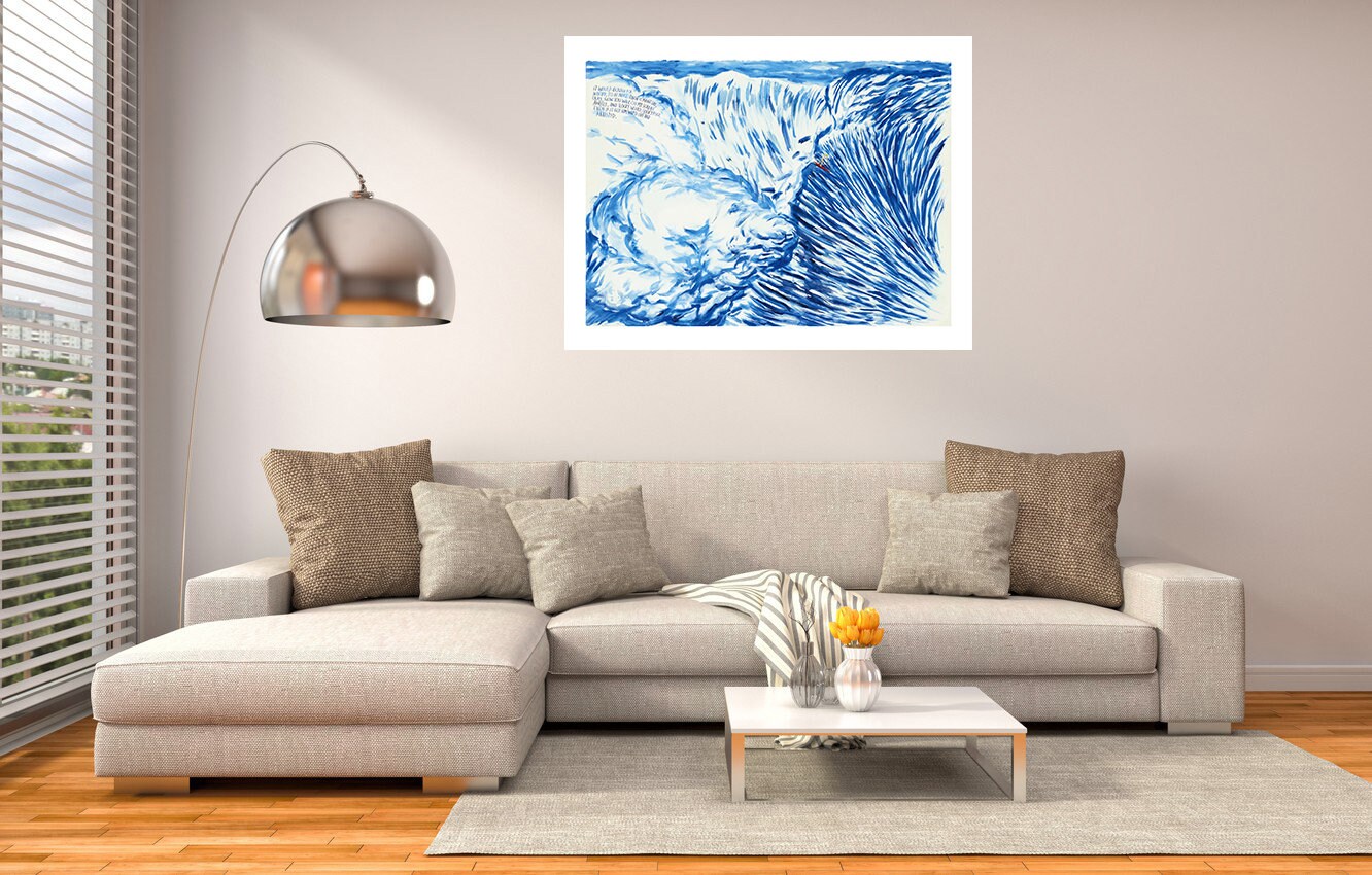 Raymond Pettibon - It Would Glisten, Fine Art Giclee Print