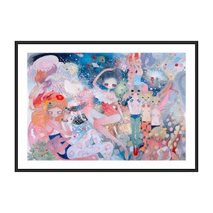 Aya Takano - The Adventure Inside, stampa giclée artistica, poster di anime e manga