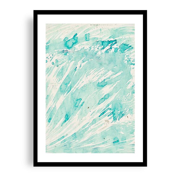 Raymond Pettibon Surfista Print: Waikiki Big Wave Art, Havaí