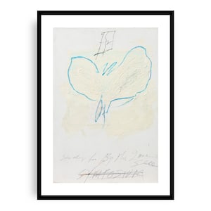 Cy Twombly - Study for By the Ionian Sea, Fine Art Giclee Print, Abstract Art Poster