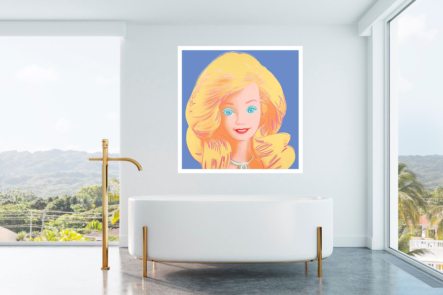 Andy Warhol - Barbie, Fine Art Giclee Print, Doll Poster - Etsy