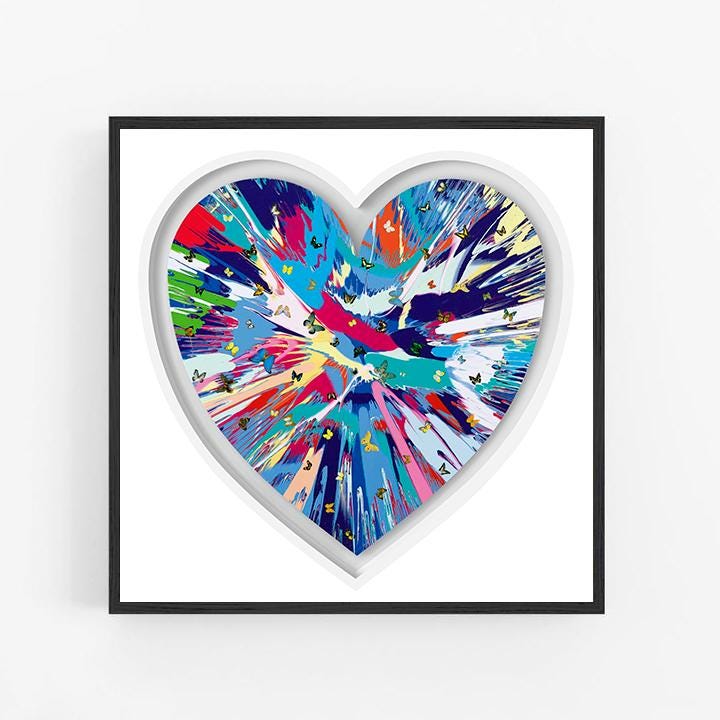 Damien hirst butterfly - Etsy 日本