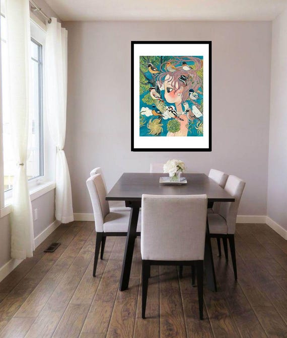 Aya Takano - Keep Increasing the Forest Land Forever, Giclee Print