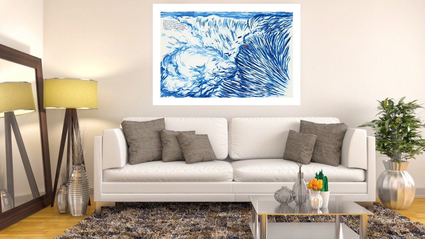 Raymond Pettibon - It Would Glisten, Fine Art Giclee Print