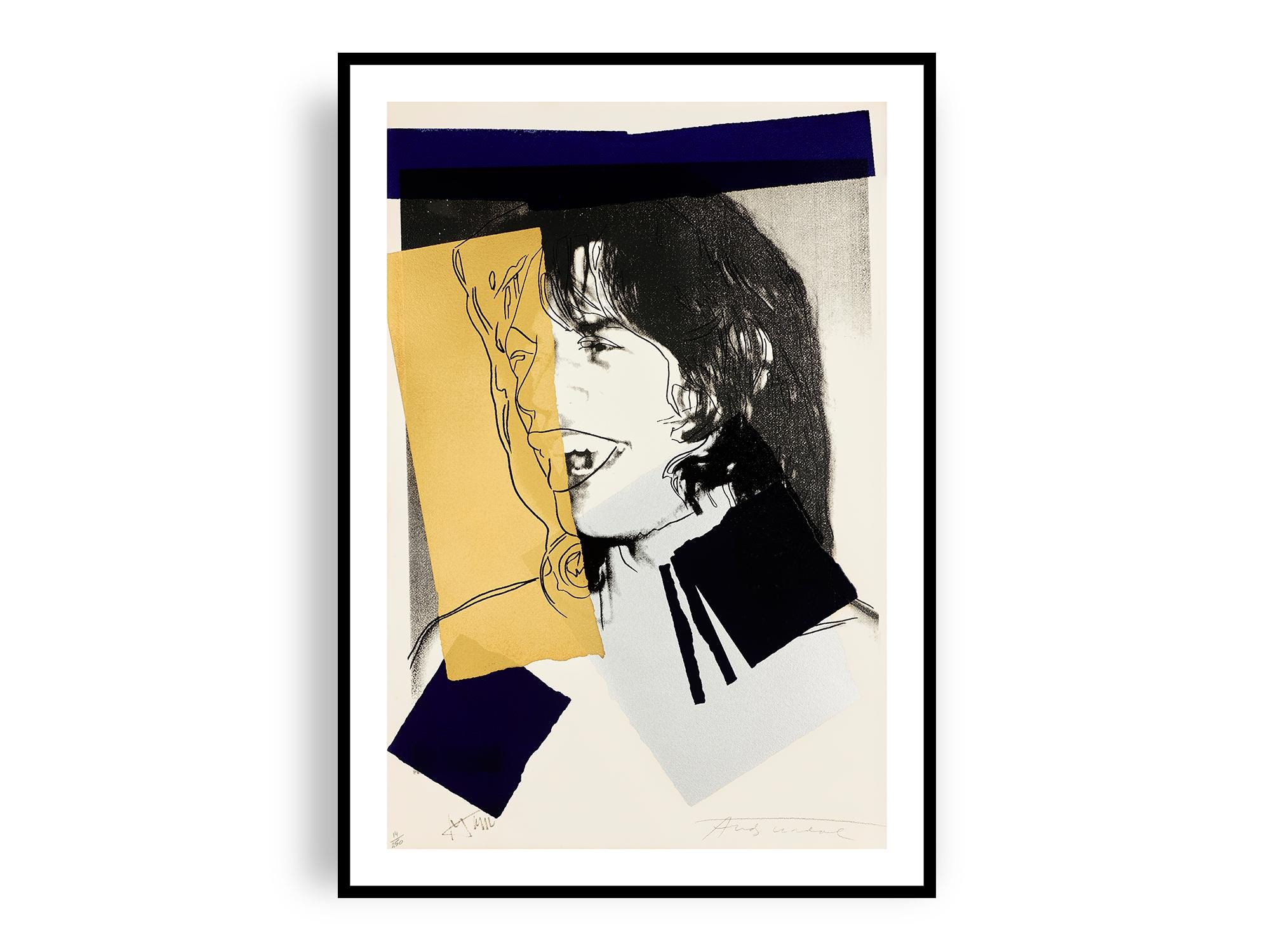 Mick jagger andy warhol poster - Etsy 日本