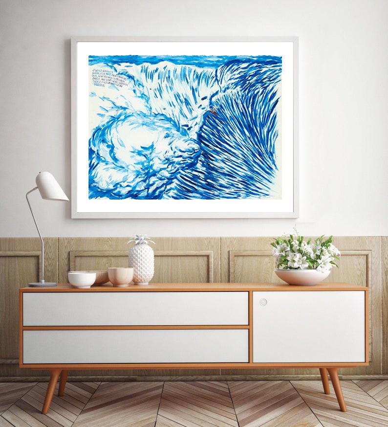 Raymond Pettibon - It Would Glisten, Fine Art Giclee Print