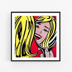Girl with ball roy lichtenstein - Etsy 日本