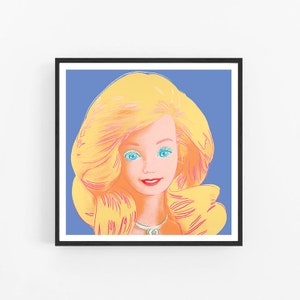 Andy Warhol Barbie - Etsy