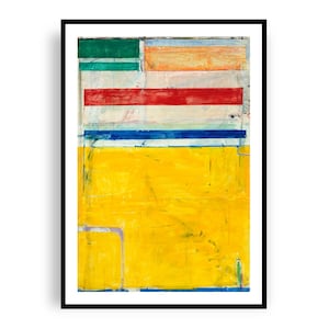 Richard Diebenkorn - Sin título 2, impresión giclée de bellas artes, póster de arte abstracto estadounidense