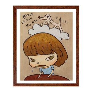 奈良美智 - Bow Wow Wow、ファインアート ジクレー プリント、日本のポスター
