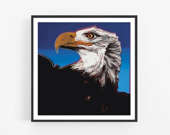 Andy Warhol - Bald Eagle, Endangered Species Portfolio, Giclee