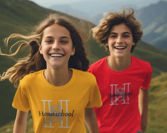 Homeschool Spirit T-Shirt For Kids - Trendy Stylish Apparel For Homeschoolers