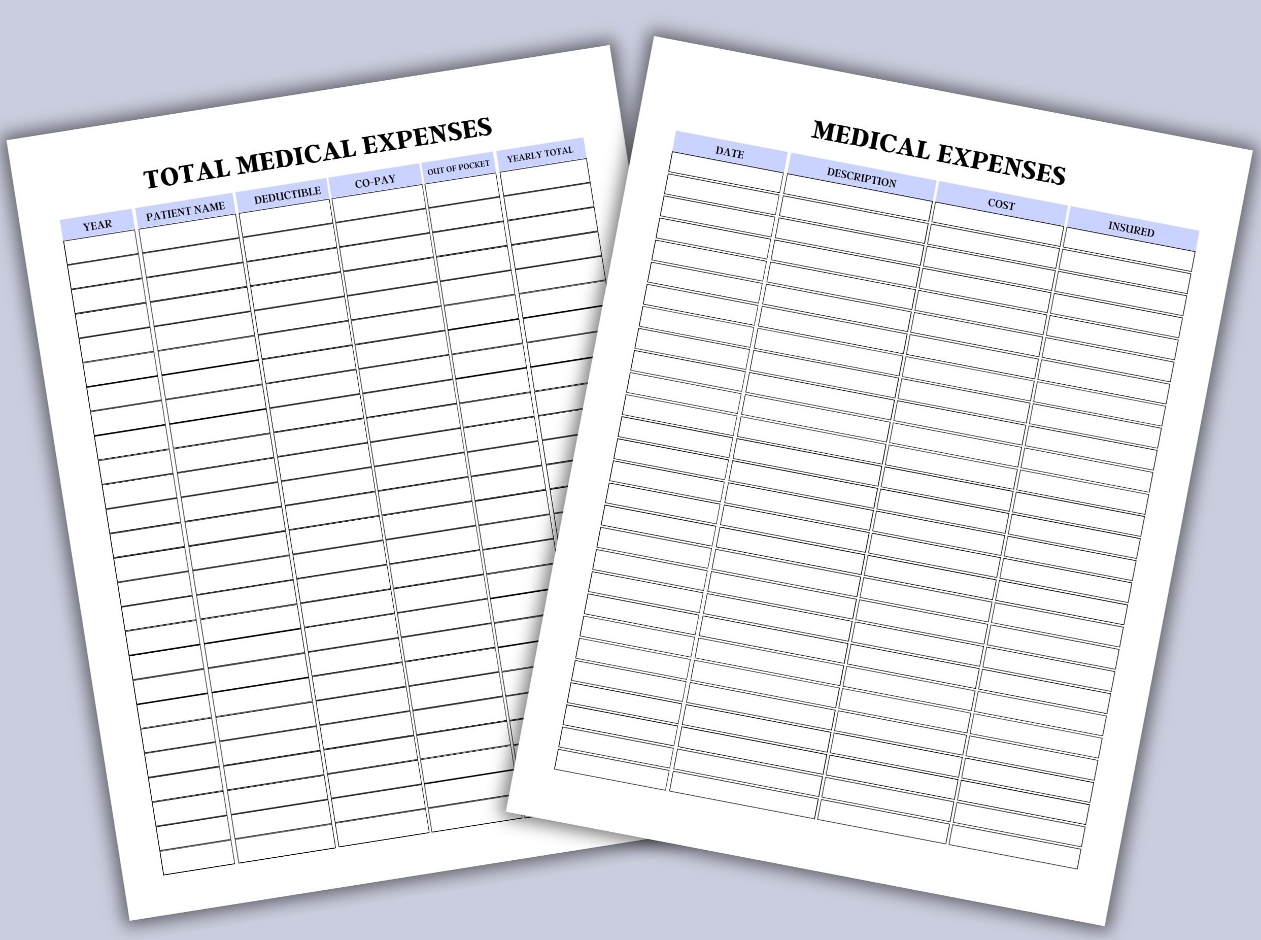 Printable 2024 Medical Planner, Healthcare Journal, Family Health ...