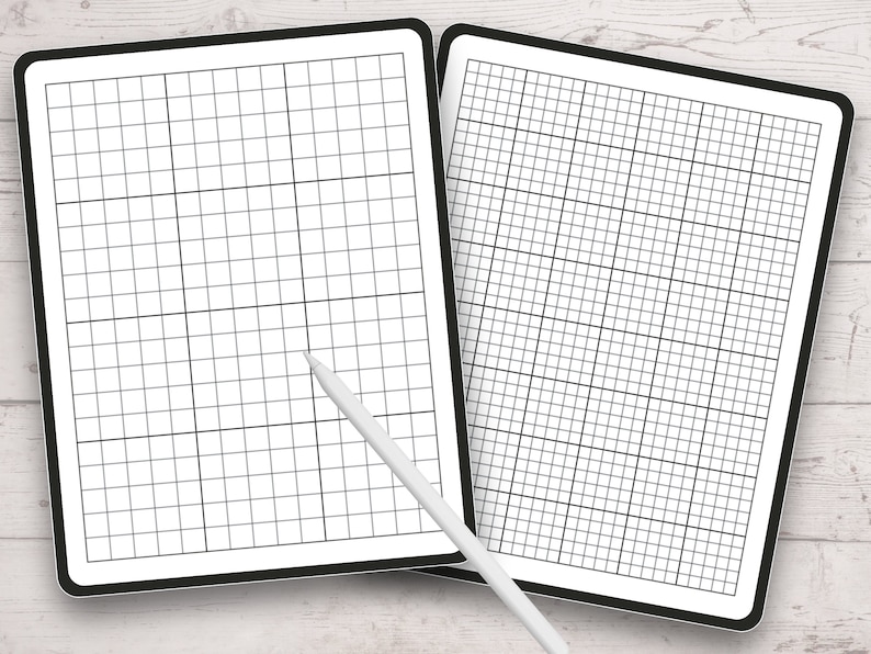 Paquete de 102 páginas de papel rayado imprimible, rayado ancho, rayado universitario, cuaderno rayado, uso comercial, papel gráfico, descarga instantánea en PDF. imagen 5