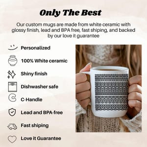 Custom Hidden Message Mug Personalized Coffee Mug Gift Best Friend Coworker Retirement Tea Cup Christmas Humorous Funny Gift Men Women MG02 imagem 7