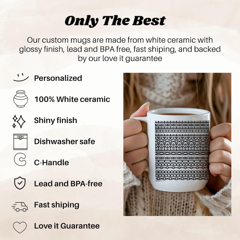 Custom Hidden Message Mug Personalized Coffee Mug Gift Best Friend Coworker Retirement Tea Cup Christmas Humorous Funny Gift Men Women MG02 imagem 7