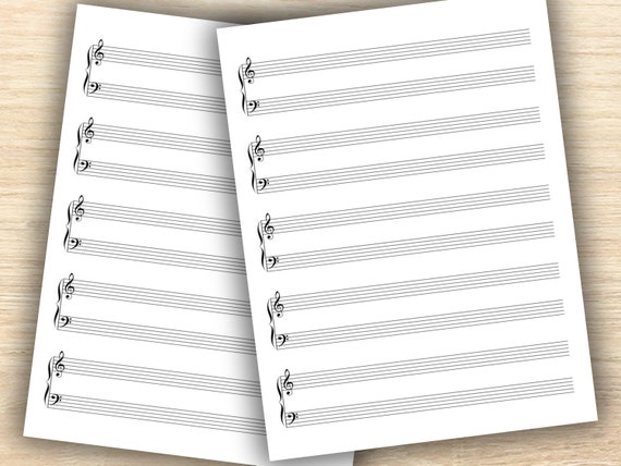 Blank Sheet Music Manuscript: Music Sheet, Music Manuscript