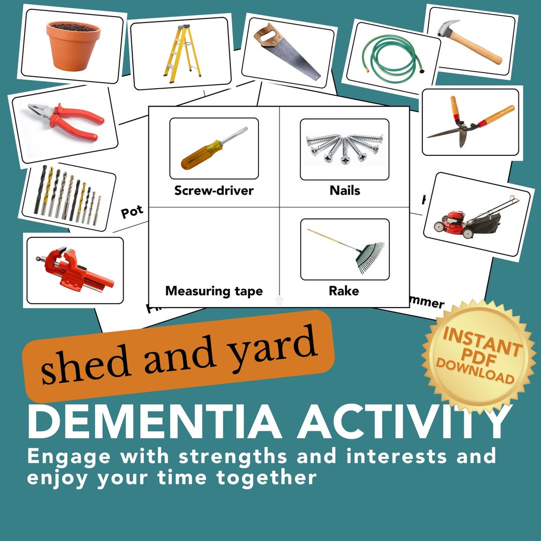 Shed&yard-activities for Dementia, Activities for Dementia Patients at