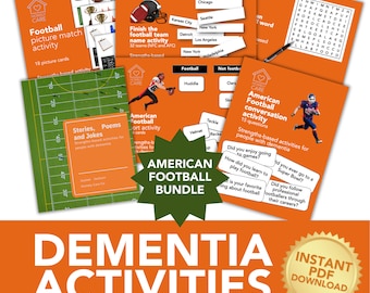 Football Activities for Dementia: Team Names, Stories, Puzzles (PDF Download)