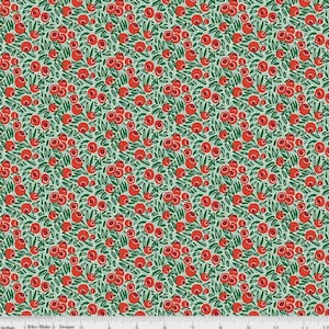Liberty Festive Fair Yew Berries A 01667344A- Liberty Fabrics- Riley Blake Designs- Christmas- Berries- Holiday- Quilting Cotton Fabric