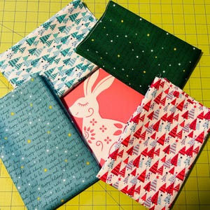 SALE- Deck The Halls- Liberty Fabrics- Half Yard Cuts- 4PCs- Bundle Sale- Quilting Cotton Fabric
