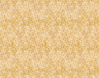 Autumn Celebration Vines Gold 10AUT- In The Beginning Fabrics- Yellow/Gold- Leaves- Vines- Fall- Harvest- Quilting Cotton Fabric