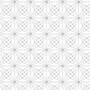 Hush Hush 2 Sashiko C12877- Riley Blake Designs- Low Volume Geometric- Quilting Cotton Fabric