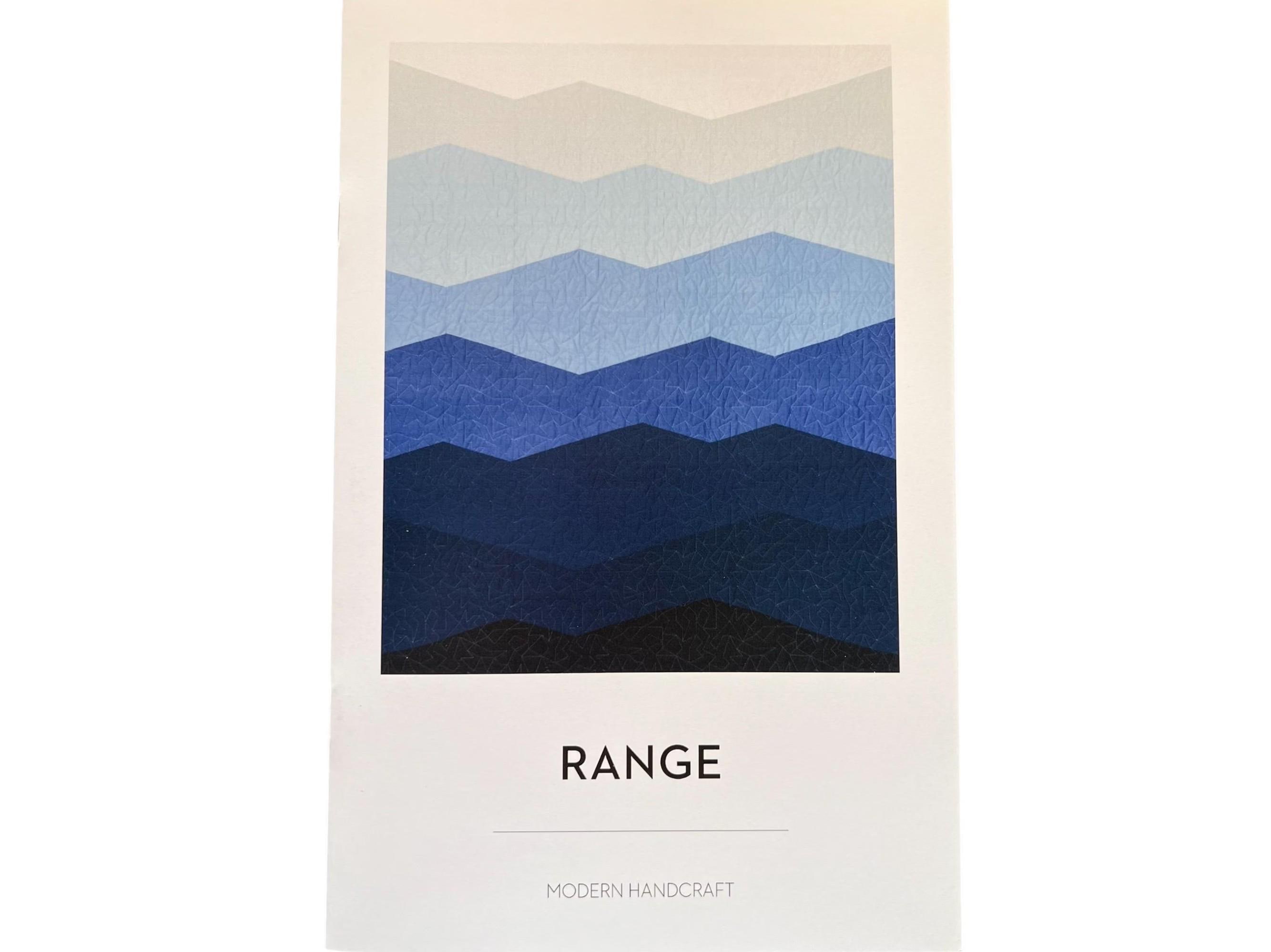 Range Quilt Pattern PTNF39- Modern Handcraft- Mountains Quilt pattern- Mountains Are Calling- Quilt Pattern Only