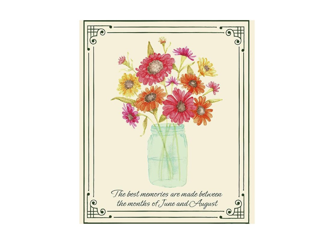SALE Adel in Summer Panel P13398 by Riley Blake Designs - Floral ...