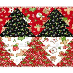 Christmas Cookies Placemats and Table Runner Pattern PTN3266- Ladeebug Designs-Christmas- Holiday- Christmas Tree Pattern- Quilt Pattern