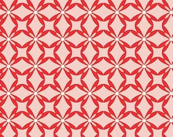 I Love Us Tiled Hearts Blush C13963- Riley Blake Designs- Valentine&#39;s- Elongated Hearts- Tile Pattern- Quilting Cotton Fabric