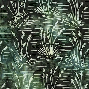 Expressions Batiks Tjaps Sacramento- BTPT1156- Riley Blake Designs-Green Batik- Quilting Cotton Fabric