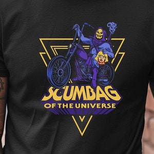 Skeletor T-Shirt, Skeletor Shirt, Masters Of The Universe Shirt, Skeletor Biker Tee, Motorcyle, Local Scumbag, Low Life, Heman