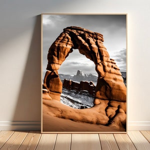 Druckbare zarte Bogen Digitaler Download | Arches National Park Kunst für Zuhause & im Büro | Reise-Fotografie-Souvenir | Utah Natur Geschenk