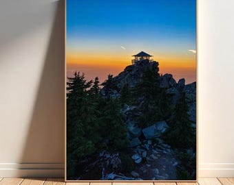 Reseaffisch för Mount Pilchuck: PNW Landskapsfotografering (digital nedladdning)