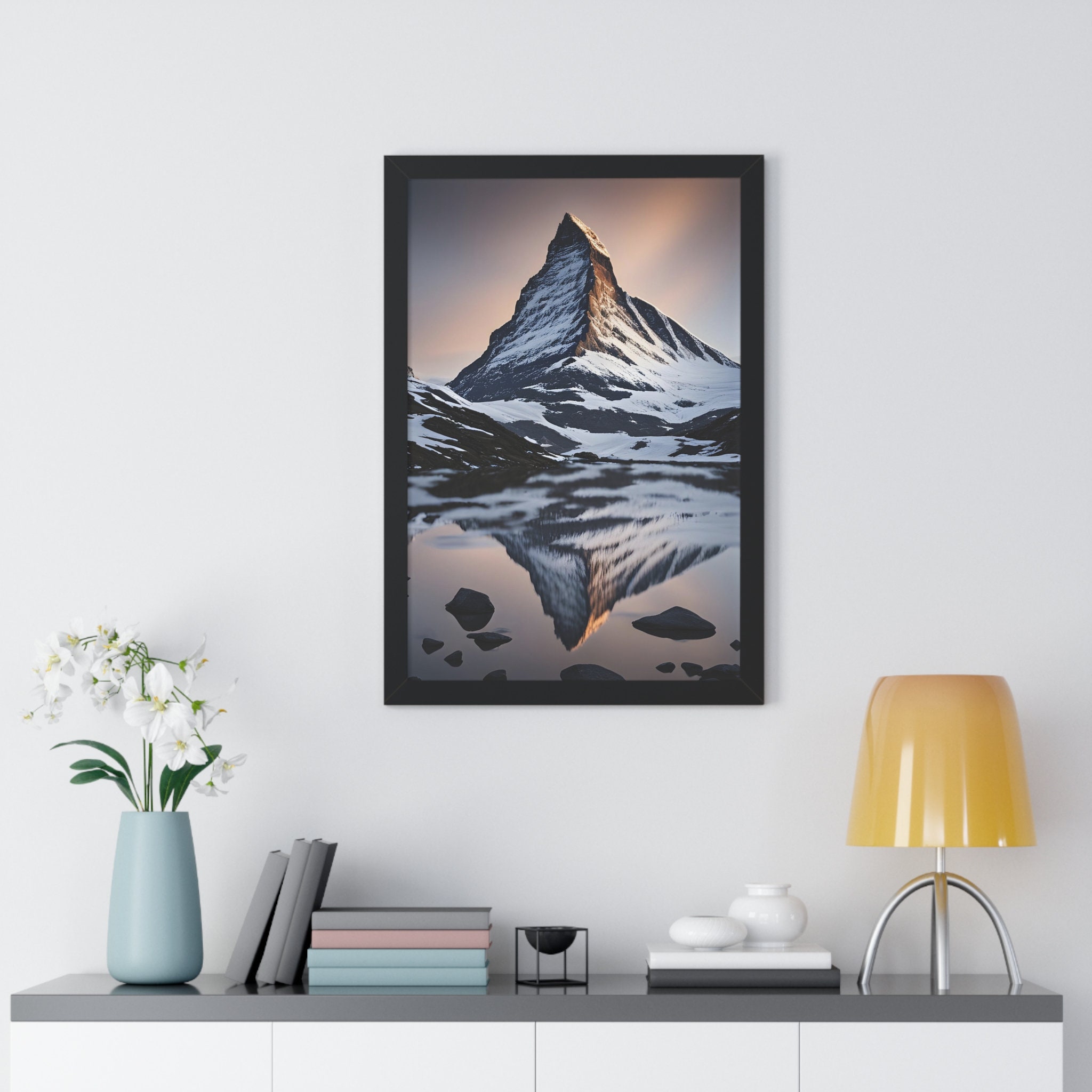 Printable Matterhorn Digital Download Mountain Landscape Wall Art for