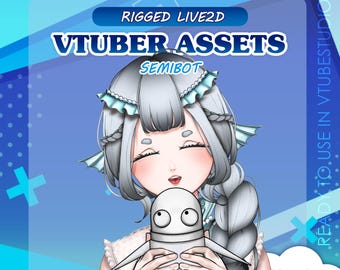 R.E.P.O. Semibot Vtuber Modell: Live2D, TTS Ready, benutzerdefinierte Farben