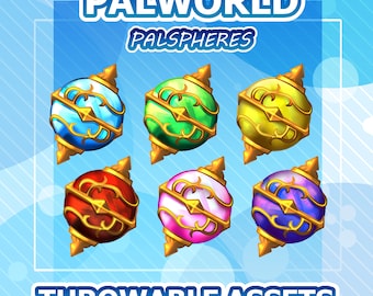 Palworld Pal Sphere Vtuber Assets: Twitch Throwables for Kbonk/VNyan