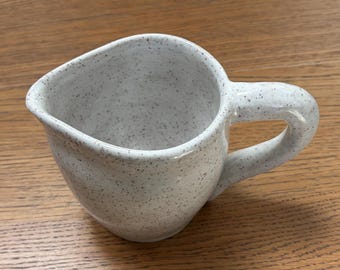Small White Pitcher