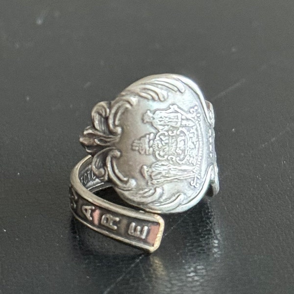 Delaware State Spoon Ring Size: 7.5