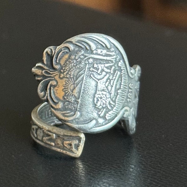 Indiana State Spoon Ring Size: 7