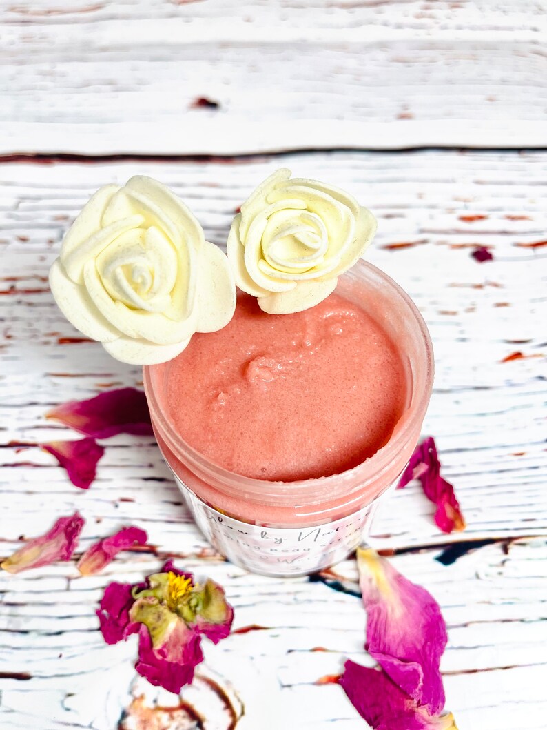 Natural Foaming Body Scrub Etsy